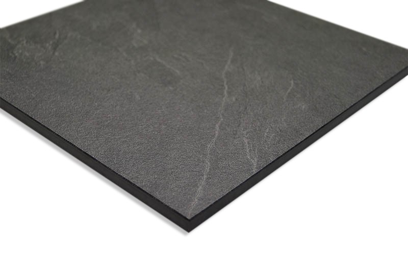 Sort stenlook kompaktlaminat bordplade 3366 Luna